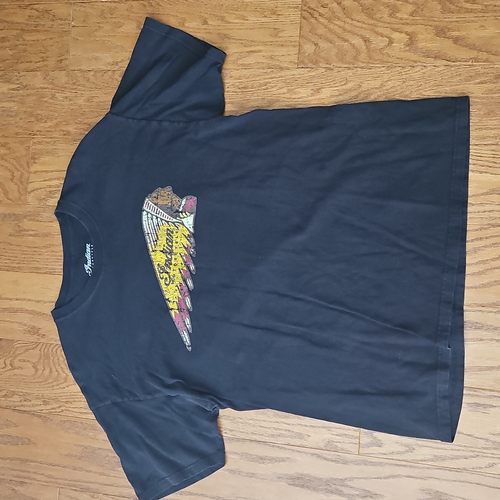 Indian Motorcycle Florida Black Dual Sided T-Shirt Sz Large